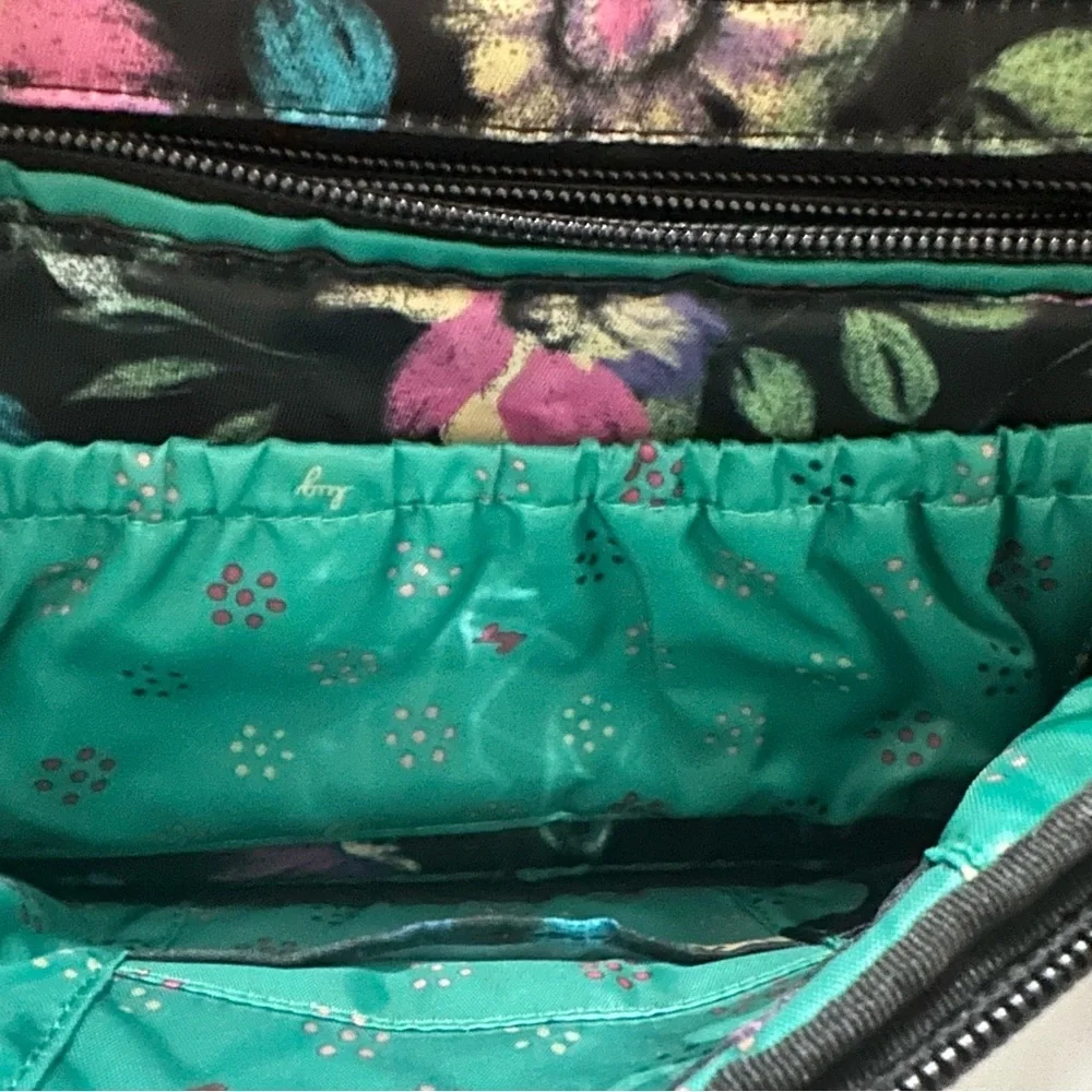 Lug Carousel XL Floral Quilted Women's Crossbody Bag Bloom Black - Picture 14 of 14